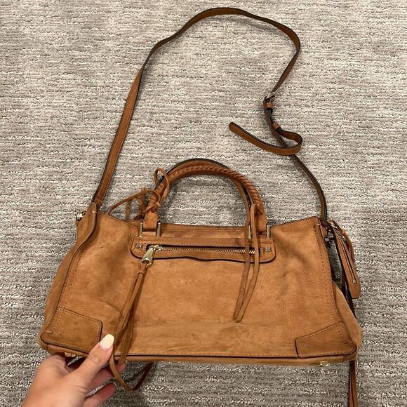 Rebecca Minkoff FS Tan Regan Satchel Tote in Almond - Picture 4 of 16